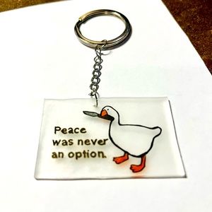 Untitled Goose Keychain Clip